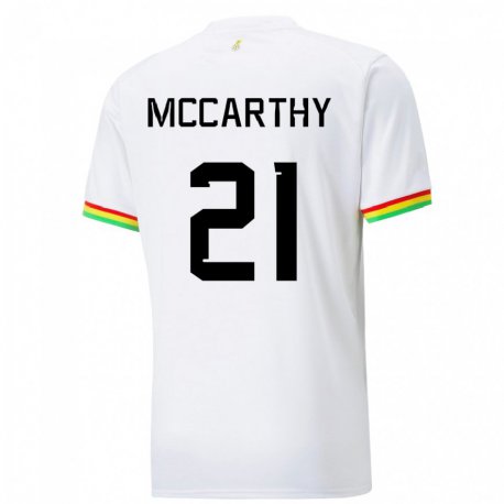 Kandiny Kinder Ghanaische Kerrie Mccarthy #21 Weiß Heimtrikot Trikot 22-24 T-shirt
