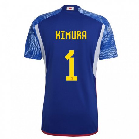 Kandiny Kinder Japanische Ryoya Kimura #1 Königsblau Heimtrikot Trikot 22-24 T-shirt