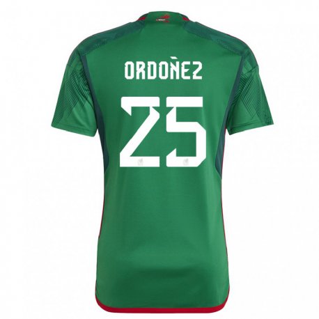 Kandiny Kinder Mexikanische Diana Ordonez #25 Grün Heimtrikot Trikot 22-24 T-shirt