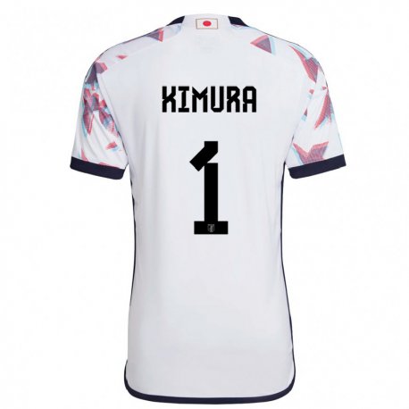Kandiny Kinder Japanische Ryoya Kimura #1 Weiß Auswärtstrikot Trikot 22-24 T-shirt