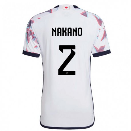Kandiny Kinder Japanische Shinya Nakano #2 Weiß Auswärtstrikot Trikot 22-24 T-shirt
