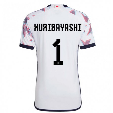Kandiny Kinder Japanische Hayato Kuribayashi #1 Weiß Auswärtstrikot Trikot 22-24 T-shirt