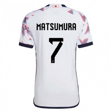 Kandiny Kinder Japanische Kosuke Matsumura #7 Weiß Auswärtstrikot Trikot 22-24 T-shirt