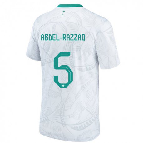 Kandiny Herren Saudi-arabische Lana Abdel Razzaq #5 Weiß Heimtrikot Trikot 22-24 T-shirt