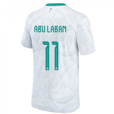 Kandiny Herren Saudi-arabische Dalia Abu Laban #11 Weiß Heimtrikot Trikot 22-24 T-shirt
