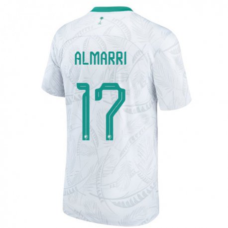 Kandiny Herren Saudi-arabische Mohammed Almarri #17 Weiß Heimtrikot Trikot 22-24 T-shirt