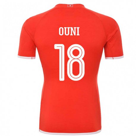Kandiny Herren Tunesische Samia Ouni #18 Rot Heimtrikot Trikot 22-24 T-shirt