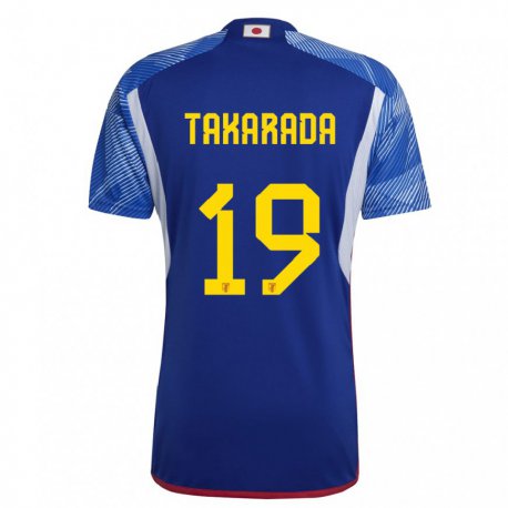 Kandiny Herren Japanische Saori Takarada #19 Königsblau Heimtrikot Trikot 22-24 T-shirt