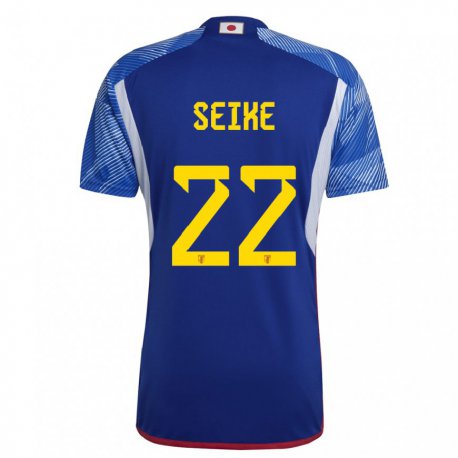 Kandiny Herren Japanische Kiko Seike #22 Königsblau Heimtrikot Trikot 22-24 T-shirt