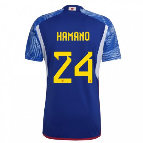 Kandiny Herren Japanische Maika Hamano #24 Königsblau Heimtrikot Trikot 22-24 T-shirt