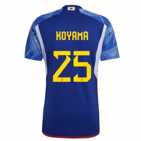 Kandiny Herren Japanische Shinomi Koyama #25 Königsblau Heimtrikot Trikot 22-24 T-shirt