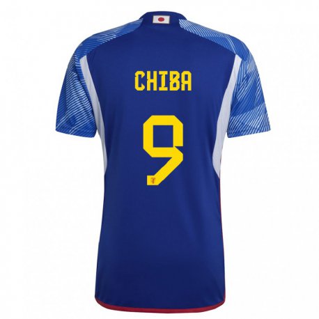 Kandiny Herren Japanische Kanta Chiba #9 Königsblau Heimtrikot Trikot 22-24 T-shirt