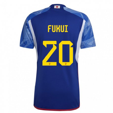 Kandiny Herren Japanische Taichi Fukui #20 Königsblau Heimtrikot Trikot 22-24 T-shirt