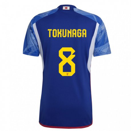 Kandiny Herren Japanische Ryo Tokunaga #8 Königsblau Heimtrikot Trikot 22-24 T-shirt