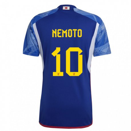 Kandiny Herren Japanische Kotaro Nemoto #10 Königsblau Heimtrikot Trikot 22-24 T-shirt