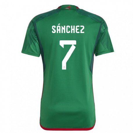 Kandiny Herren Mexikanische Maria Sanchez #7 Grün Heimtrikot Trikot 22-24 T-shirt