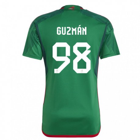 Kandiny Herren Mexikanische Kinberly Guzman #98 Grün Heimtrikot Trikot 22-24 T-shirt