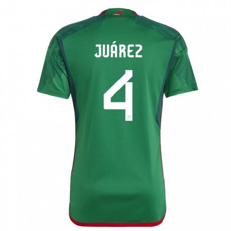 Kandiny Herren Mexikanische Ramon Juarez #4 Grün Heimtrikot Trikot 22-24 T-shirt