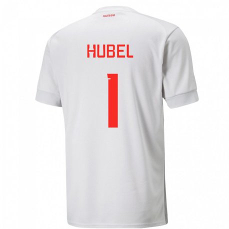 Kandiny Herren Schweizer Marvin Hubel #1 Weiß Auswärtstrikot Trikot 22-24 T-shirt