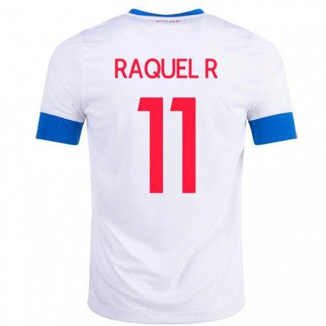 Kandiny Herren Costa-ricanische Raquel Rodriguez #11 Weiß Auswärtstrikot Trikot 22-24 T-shirt