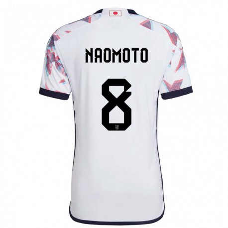 Kandiny Herren Japanische Hikaru Naomoto #8 Weiß Auswärtstrikot Trikot 22-24 T-shirt