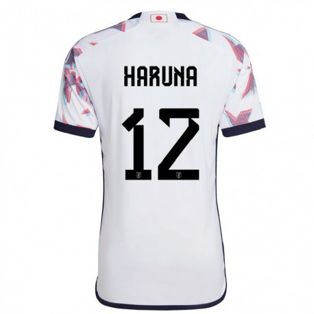 Kandiny Herren Japanische Ryusei Haruna #12 Weiß Auswärtstrikot Trikot 22-24 T-shirt