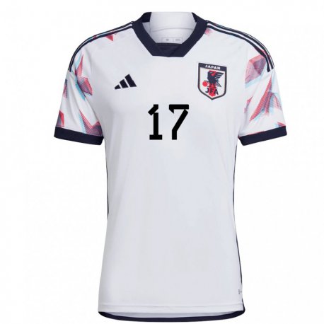 Kandiny Herren Japanische Taishin Yamazaki #17 Weiß Auswärtstrikot Trikot 22-24 T-shirt