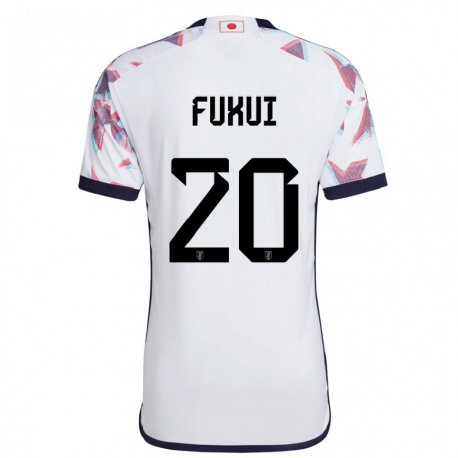 Kandiny Herren Japanische Taichi Fukui #20 Weiß Auswärtstrikot Trikot 22-24 T-shirt