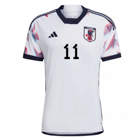 Kandiny Herren Japanische Kishin Gokita #11 Weiß Auswärtstrikot Trikot 22-24 T-shirt