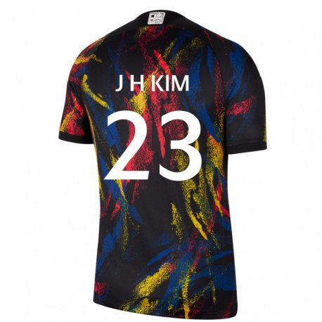 Kandiny Damen Südkoreanische Kim Jung Hoon #23 Mehrfarbig Auswärtstrikot Trikot 22-24 T-shirt