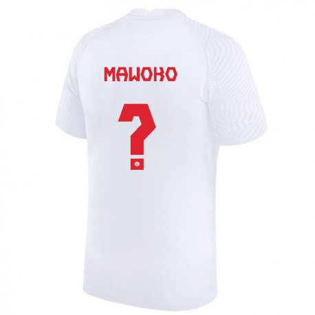 Kandiny Damen Kanadische Kundai Mawoko #0 Weiß Auswärtstrikot Trikot 22-24 T-shirt