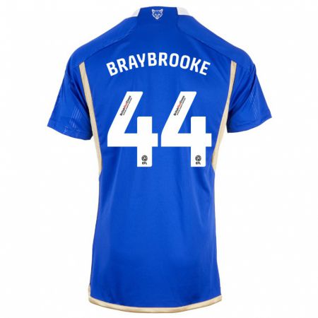 Kandiny Kinder Sammy Braybrooke #44 Blau Heimtrikot Trikot 2023/24 T-Shirt