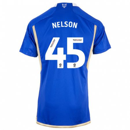 Kandiny Kinder Ben Nelson #45 Blau Heimtrikot Trikot 2023/24 T-Shirt