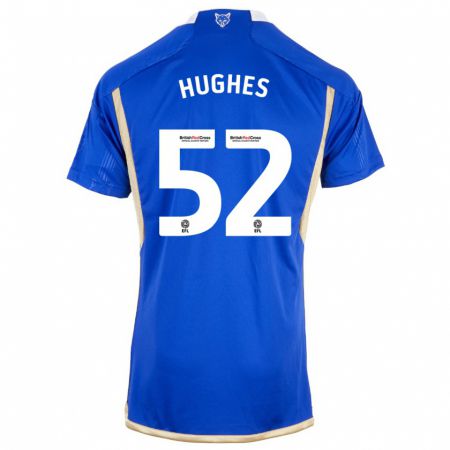 Kandiny Kinder Iestyn Hughes #52 Blau Heimtrikot Trikot 2023/24 T-Shirt