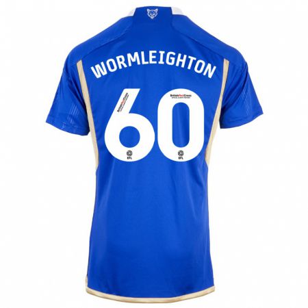 Kandiny Kinder Joe Wormleighton #60 Blau Heimtrikot Trikot 2023/24 T-Shirt