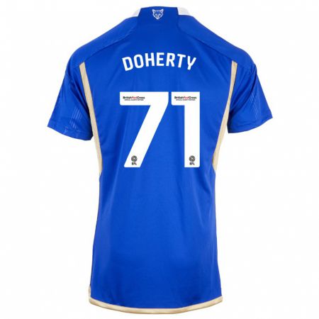 Kandiny Kinder Arlo Doherty #71 Blau Heimtrikot Trikot 2023/24 T-Shirt