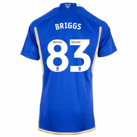 Kandiny Kinder Logan Briggs #83 Blau Heimtrikot Trikot 2023/24 T-Shirt