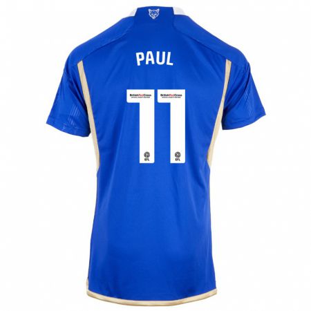 Kandiny Kinder Lachante Paul #11 Blau Heimtrikot Trikot 2023/24 T-Shirt