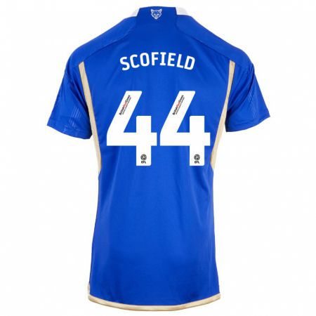 Kandiny Kinder Connie Scofield #44 Blau Heimtrikot Trikot 2023/24 T-Shirt