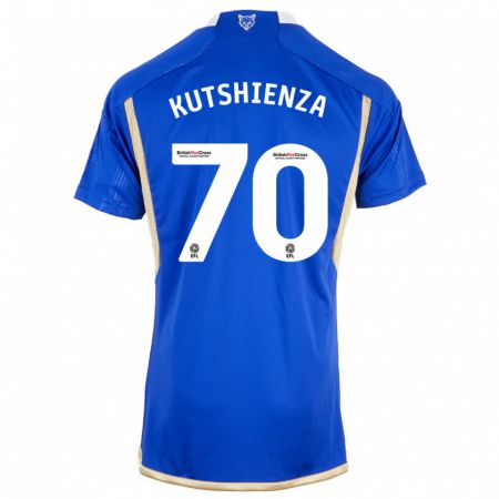 Kandiny Kinder Jesper Kutshienza #70 Blau Heimtrikot Trikot 2023/24 T-Shirt