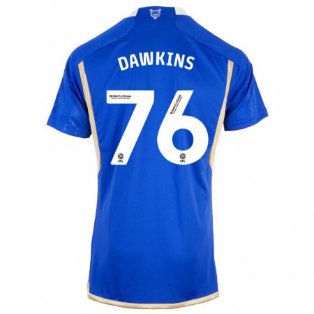 Kandiny Kinder Kartell Dawkins #76 Blau Heimtrikot Trikot 2023/24 T-Shirt