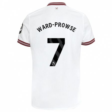 Kandiny Kinder James Ward-Prowse #7 Weiß Auswärtstrikot Trikot 2023/24 T-Shirt