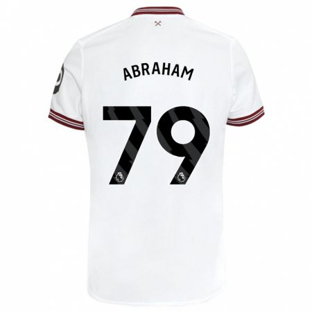 Kandiny Kinder Dondre Abraham #79 Weiß Auswärtstrikot Trikot 2023/24 T-Shirt