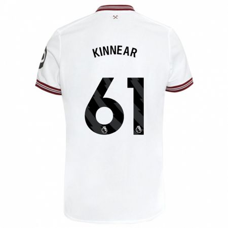 Kandiny Kinder Brian Kinnear #61 Weiß Auswärtstrikot Trikot 2023/24 T-Shirt