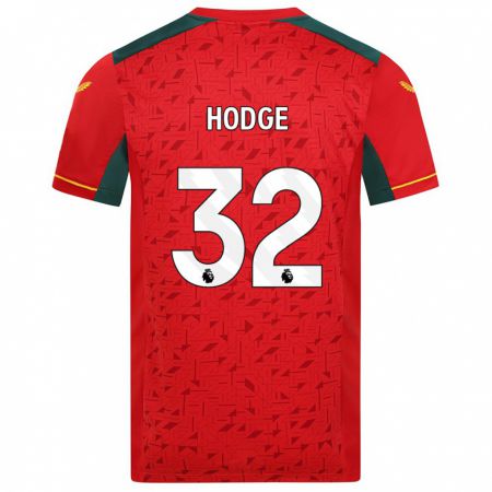 Kandiny Kinder Joe Hodge #32 Rot Auswärtstrikot Trikot 2023/24 T-Shirt