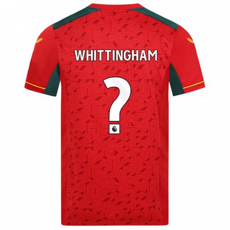 Kandiny Kinder Matthew Whittingham #0 Rot Auswärtstrikot Trikot 2023/24 T-Shirt