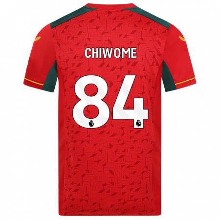 Kandiny Kinder Leon Chiwome #84 Rot Auswärtstrikot Trikot 2023/24 T-Shirt