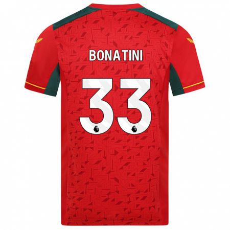 Kandiny Kinder Leo Bonatini #33 Rot Auswärtstrikot Trikot 2023/24 T-Shirt