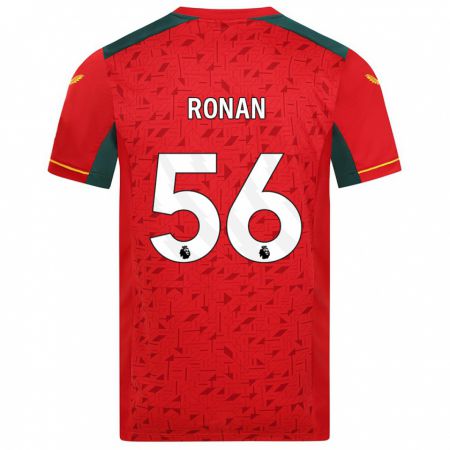 Kandiny Kinder Connor Ronan #56 Rot Auswärtstrikot Trikot 2023/24 T-Shirt