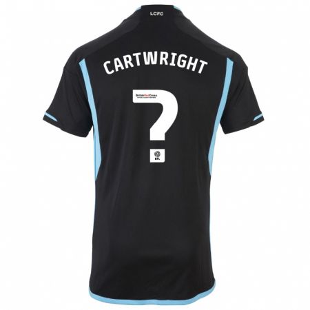 Kandiny Kinder Henry Cartwright #0 Schwarz Auswärtstrikot Trikot 2023/24 T-Shirt